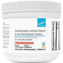 Load image into Gallery viewer, XYMOGEN®, ActivNutrients® without Copper &amp; Iron Multivitamin Powder Fruit Punch 60 Servings
